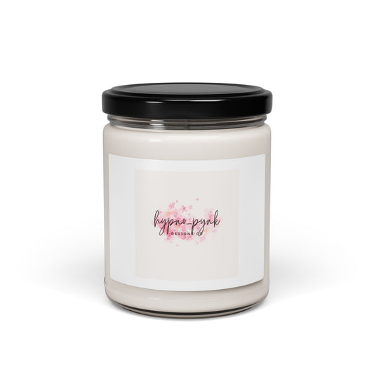 Hypno-Pink Scented Soy Candle, Mindfulness Candle, Aromatherapy Candle, Self-Care Essential